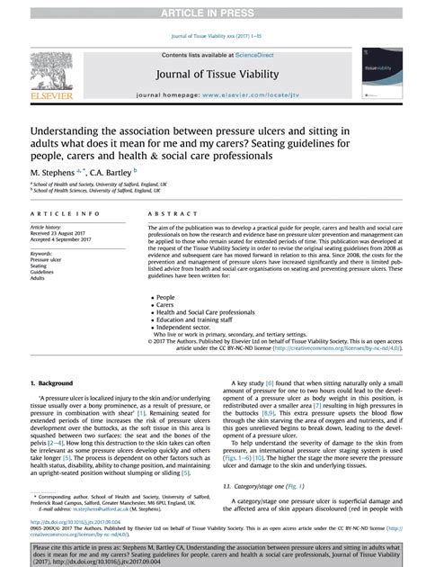 Fillable Online Understanding The Association Between Pressure Ulcers