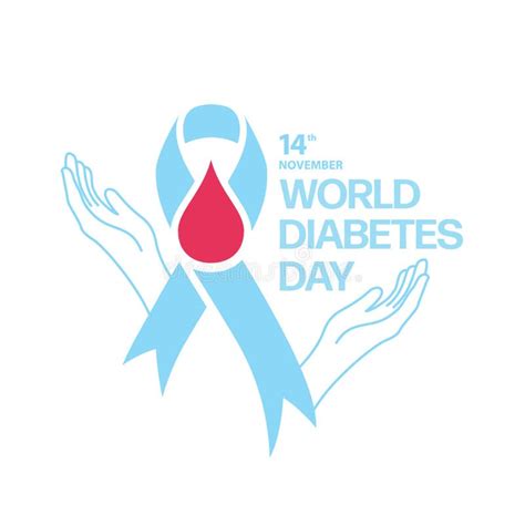 World Diabetes Day Concept Logo Design Template Vector Illustration