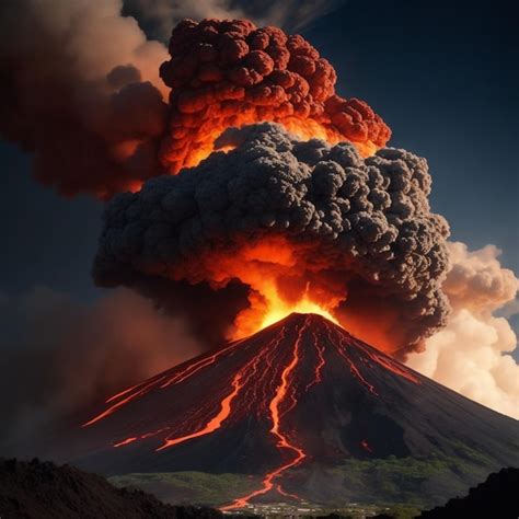 Premium Ai Image Volcano Extinct Volcano Suppressed Volcano Quiescent