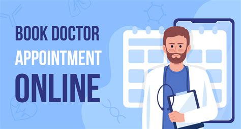 Book doctor appointment online flat vector banner template. Making visit poster, leaflet ...