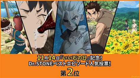 アニメ『drstone』公式 第3期2023年春放送決定！ On Twitter ／ 11月14日～27日開催 Drstoneベスト