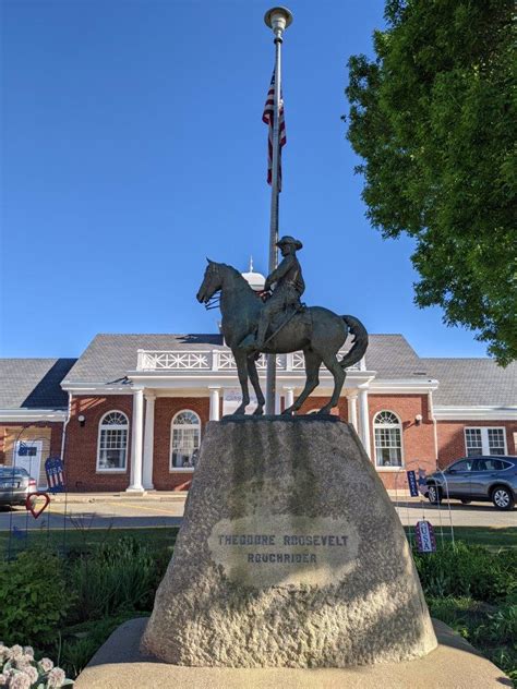 Theodore Roosevelt Rough Rider Statue Mandan North Dakota