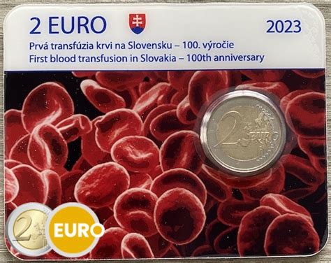 Euro Slovakia Blood Transfusion Bu Fdc Coincard