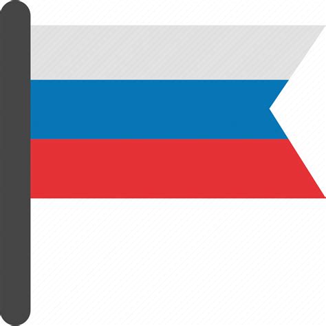 Flag Russia Russia Flag Icon Download On Iconfinder