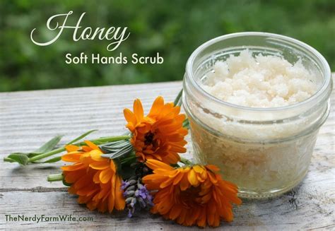 Honey Salt Scrub For Hands Feet Diy Skin Care Recipes Soft Hand