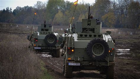 El Ejército De Tierra Envía Sus Primeras Unidades A Eslovaquia Para La Misión De La Otan Ante Rusia