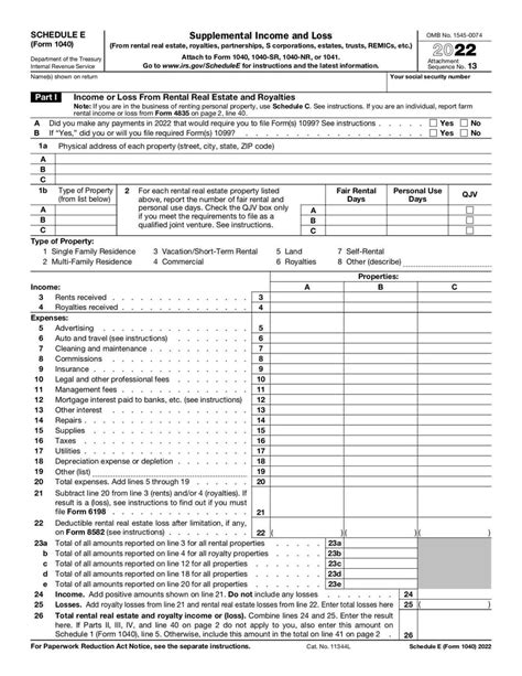 Schedule E Form 1040 Fill And Sign Online With Lumin