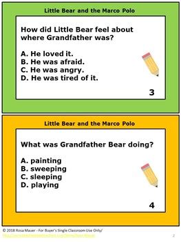 Little Bear Reading Comprehension Bundle Literacy Activities for Kids