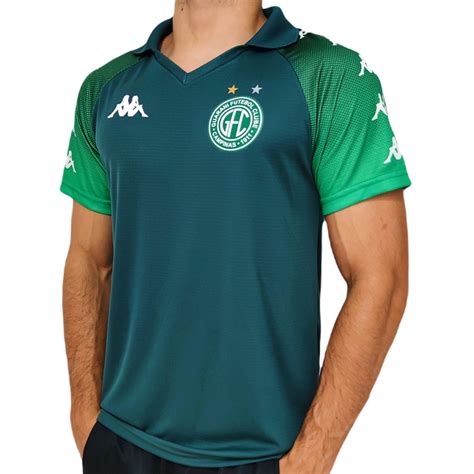 Camisa Guarani Polo Kappa 2022 2023 Atleta Viagem Masculino Submarino