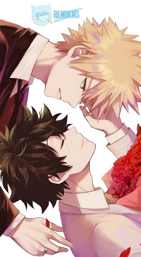 Bakugou X Deku Bnha Render 046 By Gatitadetective On Deviantart