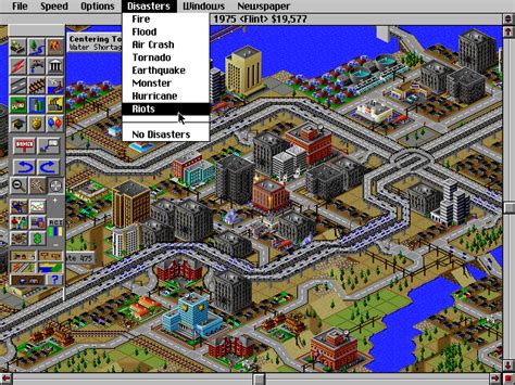 File Sim City 2000 DOS Disaster Menu Png Video Game Music