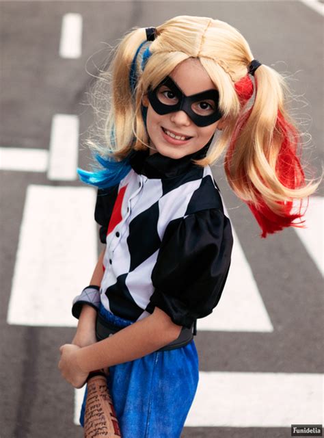 Costume Harley Quinn Per Bambina Funidelia