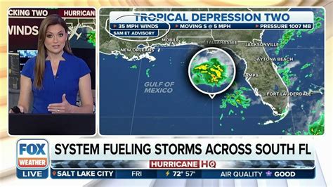 The Daily Weather Update From Fox Weather Tropical Depression Two Forms On First Day Of