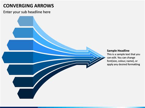 Converging Arrows For PowerPoint And Google Slides Diagram Chart