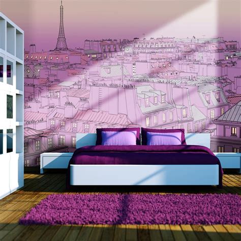 Tiptophomedecor Cityscape Wallpaper Wall Mural Friday Evening In