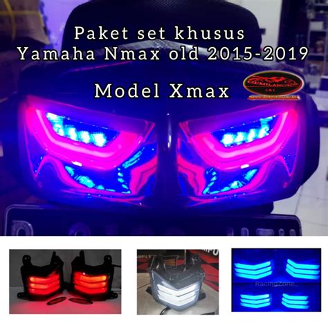 Jual Stoplamp Variasi Nmax Old Model Xmax Plus Lampu Sein Depan In