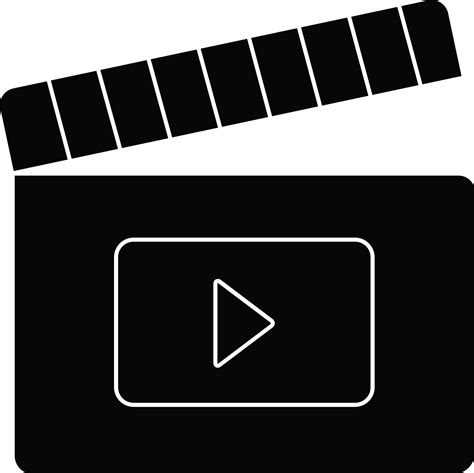 Black and White cinema clapper board. 24252104 Vector Art at Vecteezy