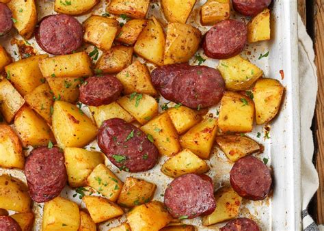 Roasted Potatoes And Kielbasa Vegetable Recipes