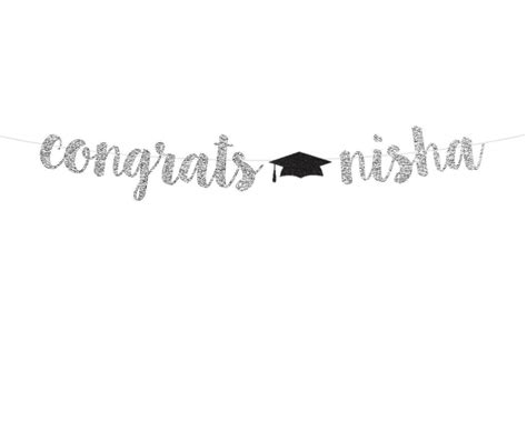 Graduation Banner Graduation Party Decorations Congrats - Etsy