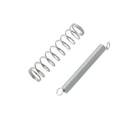 200x Zinc Plated Spring Steel Compression Extension Springs Assortment Coil Kit 753807580816 Ebay