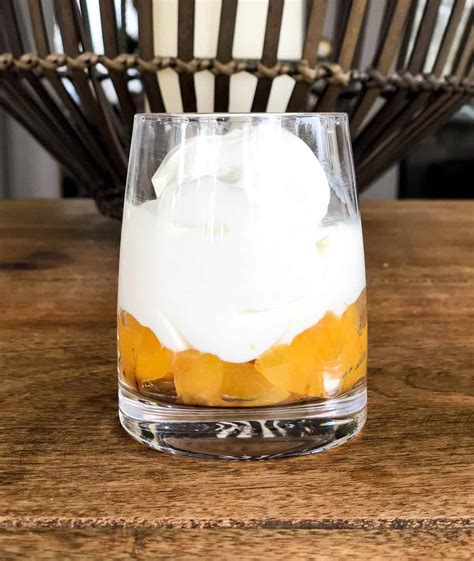 An Easy Canned Peach Recipe Peach Parfaits California Grown