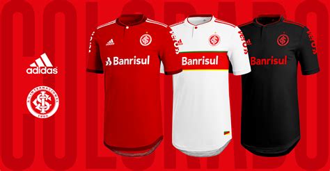 Camisa Adidas Internacional 2020 TODOS OS PATROCÍNIOS Vermelha