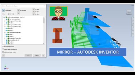 Ahorrar Trabajo En Autodesk Inventor Con La Herramienta Mirror En