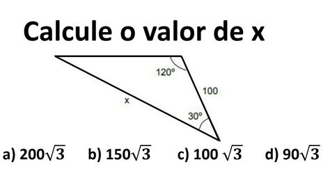 Uso da Lei do Seno na resolução de exercícios YouTube