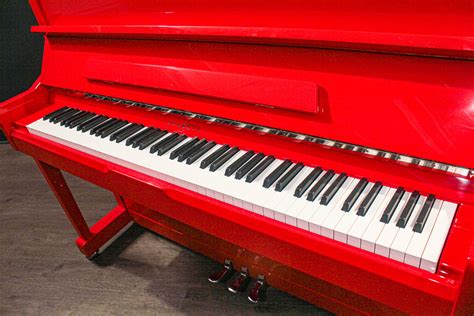 Sonnova U48 Studio Upright Piano 48 Red Upright Pianos