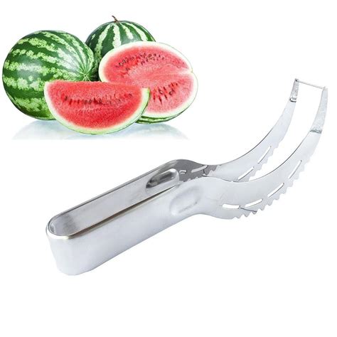 Gslee Watermelon Slicer Stainless Steel Cutter Scooper Corer Fruit