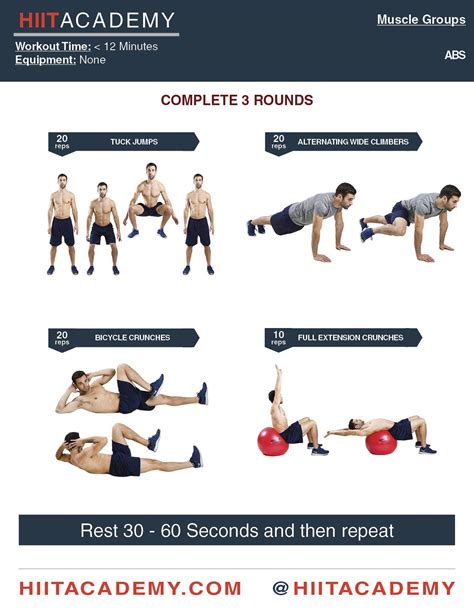 Killer Quick Ab Workout | HIIT Academy | HIIT Workouts | HIIT Workouts