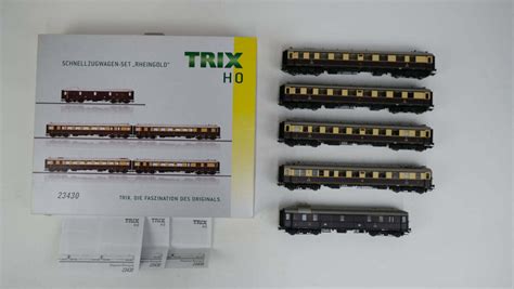 Trix H0 23430 Schnellzugwagen Set Rheingold DRG 20002318 Modell