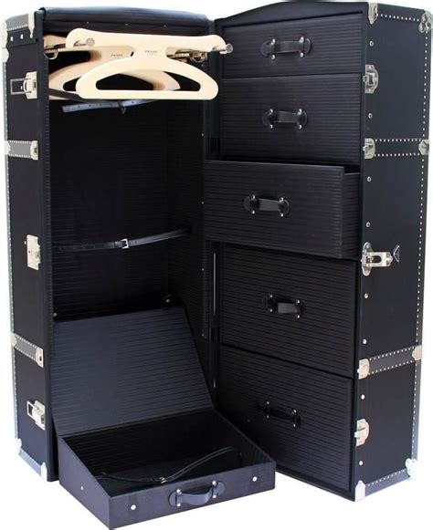 Leather Trunk Contemporary Wardrobe Travel Trunk By Shigeru Uchida