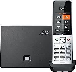 Gigaset COMFORT 500A IP Flex Silver Black Amazon Co Uk Electronics