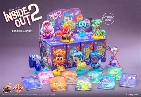 Inside Out 玩轉腦朋友 Hot Toys Cosbi Collection 盲盒 興趣及遊戲 玩具 遊戲類