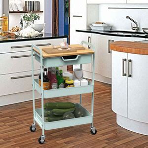 Amazon Aratan Tier Rolling Cart Utility Cart With Drawer And