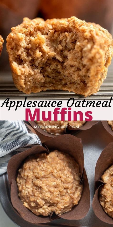 Oatmeal Applesauce Muffins Artofit