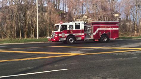 Engine And Truck 440 Responding Fairfax County Fire Rescue YouTube