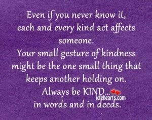 Quotes about Kind gestures (19 quotes)