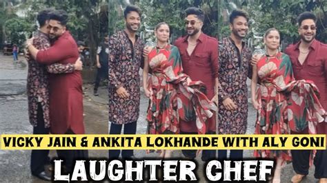 Big Boss Vicky Jain Ankita Lokhande With Aly Goni Gets