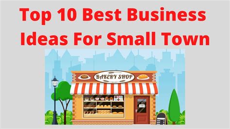 Top 10 Best Business Ideas For Small Town YouTube