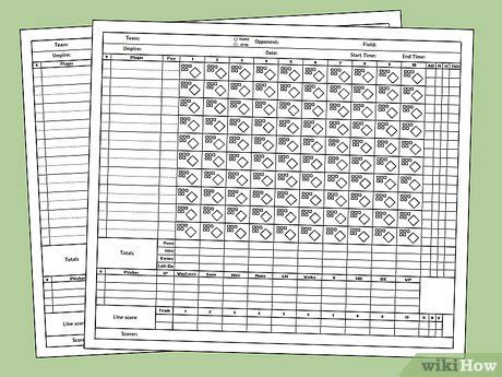 How to Mark a Baseball Scorecard (with Pictures) - wikiHow