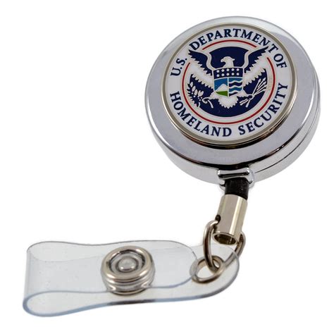 DHS Homeland Security Retractable Badge Reel ID Card Security - Etsy