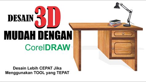 Cara Mudah Membuat Efek 3d Dengan Coreldraw 3d Effect Youtube