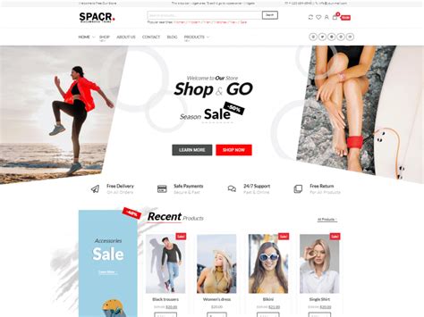 10+ Best Free eCommerce WordPress Themes (2024)