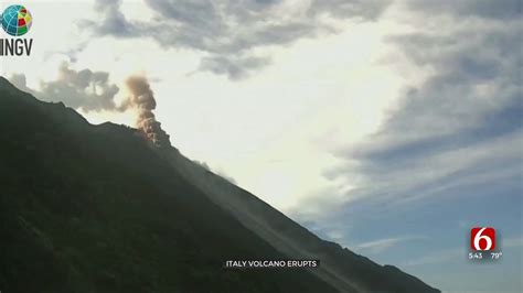 Video Captures Italy Volcano Eruption