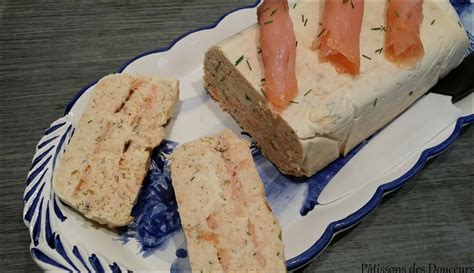 Une Terrine aux Deux Saumons Fumé et Frais Pâtissons des Douceurs