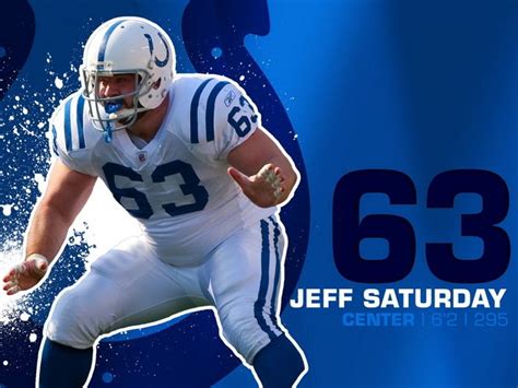 Jeff Saturday Indianapolis Colts NFL 24x18 Print Poster