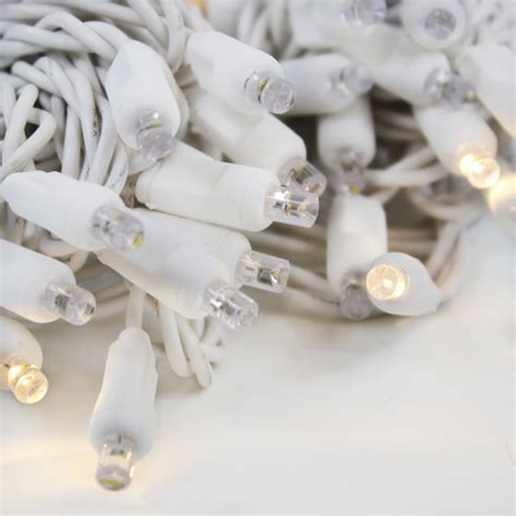 LED Christmas Lights on White Wire – Christmas Light Source