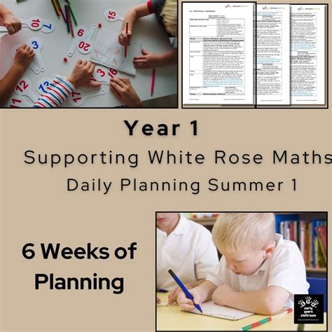 Year 1 Supporting White Rose Maths Planning Summer Term